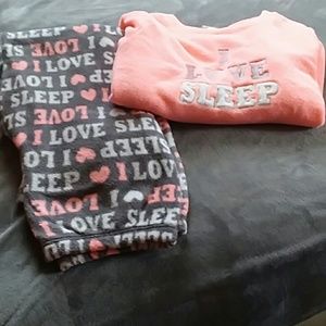 Cozy soft fleece pajamas